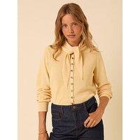 Nobodys Child Neckerchief Tie Cardigan - Yellow