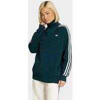 Adidas Originals Womens Funnel Neck Top - Green