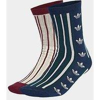 Adidas Originals Crew Socks 2 Pack - Blue