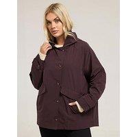 Yours Curve Raglan Jacket - Red