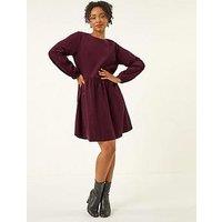 Roman Petite Cotton Mini Dress - Red