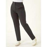 Roman Petite Bengaline Smart Stretch Trouser - Black