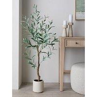 Michelle Keegan Home 120Cm Real Touch Olive Tree Cream Pot