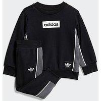 Adidas Originals Infant Unisex Crew Set Kids - Black