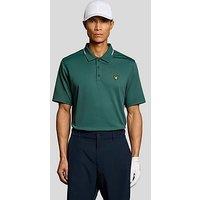 Lyle & Scott Golf Mens 1874 Tipped Tech Polo Shirt - Green