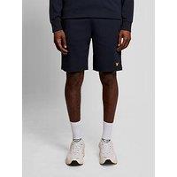 Lyle & Scott Sport Mens Fly Fleece Shorts - Black