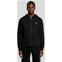 Lyle & Scott Sport Mens Fly Fleece Full-Zip Hoodie - Black