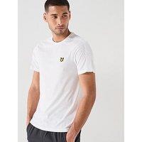 Lyle & Scott Sport Mens Embossed Tape T-Shirt - White