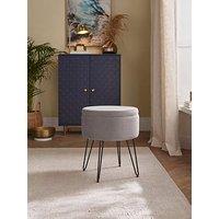 Gfw Avery Velvet Storage Stool