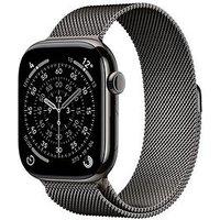 Apple Watch Series 11 (Gps + Cellular, 2025) 46Mm Slate Titanium Case With Slate Milanese Loop - S/M
