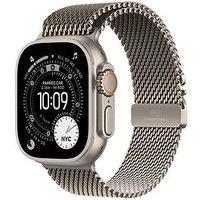 Apple Watch Ultra 3 (Gps + Cellular, 2025) 49Mm & Natural Titanium Case With Natural Titanium Milanese Loop - Large