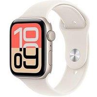 Apple Watch Se 3 (Gps, 2025) 44Mm Starlight Aluminium Case With Starlight Sport Band - M/L