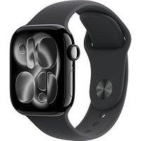 Apple Watch Series 11 (Gps) 42Mm Jet Black Aluminium Case With Black Sport Band - S/M