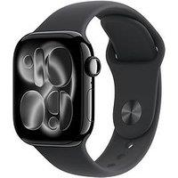 Apple Watch Series 11 (Gps) 42Mm Jet Black Aluminium Case With Black Sport Band - M/L