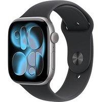 Apple Watch Series 11 (Gps) 46Mm Space Grey Aluminium Case With Black Sport Band - M/L