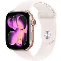 Apple Watch Series 11 (Gps) 46Mm Rose Gold Aluminium Case With Light Blush Sport Band - S/M