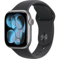 Apple Watch Series 11 (Gps + Cellular, 2025) 42Mm Space Grey Aluminium Case With Black Sport Band - S/M