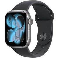 Apple Watch Series 11 (Gps + Cellular, 2025) 42Mm Space Grey Aluminium Case With Black Sport Band - M/L