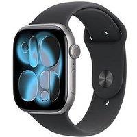 Apple Watch Series 11 (Gps + Cellular, 2025) 46Mm Space Grey Aluminium Case With Black Sport Band - S/M