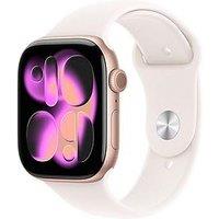 Apple Watch Series 11 (Gps + Cellular, 2025) 46Mm Rose Gold Aluminium Case With Light Blush Sport Band - S/M