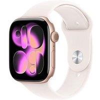 Apple Watch Series 11 (Gps + Cellular, 2025) 46Mm Rose Gold Aluminium Case With Light Blush Sport Band - M/L