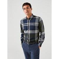 Barbour Dunoon Tartan Tailored Long Sleeve Shirt - Navy