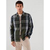 Barbour Lannich Tartan Twill Overshirt - Navy