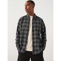Barbour International Basset Check Shirt - Black