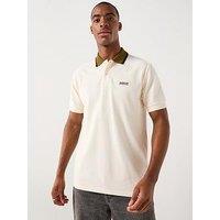 Barbour International Muller Cotton Pique Polo Shirt - White