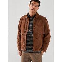 Barbour Cove Canvas Cord Collar Jacket - Brown