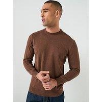 Barbour Pima Cotton Crew Jumper - Brown