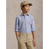 Polo Ralph Lauren Boys Long Sleeve Oxford Shirt - Blue