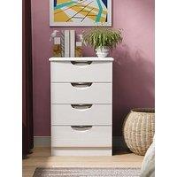 Swift Ella Ready Assembled Kids 4 Drawer Midi Chest