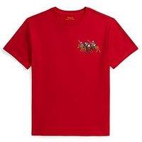 Polo Ralph Lauren Boys No3 Short Sleeve T-Shirt - Red