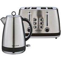 Morphy Richards Mexborough Kettle & Toaster Bundle Black Trim