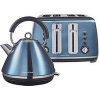 Morphy Richards Accents Blue Kettle & Toaster Bundle