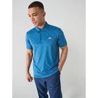 Adidas Mens Golf Ultimate 365 Climacool Polo Shirt - Blue