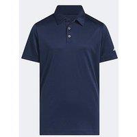 Adidas Boys Golf Performance Polo Shirt - Navy