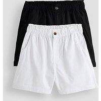 The Very Collection 2 Pack Poplin Shorts - Multi