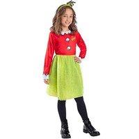 Dr Seuss The Grinch Santa Girls Costume
