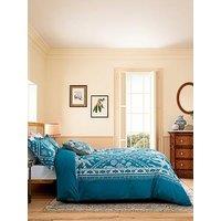 Joules Hidcote Birds Floral Duvet Cover Set Blue