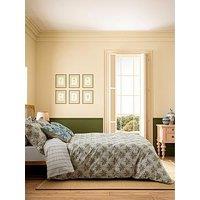 Joules Palm Geo Print Duvet Cover Set Creme/Multi
