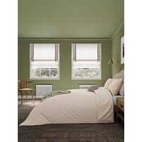 Helena Springfield Ticking Stripe Duvet Cover Set Green/Pink