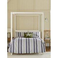 Helena Springfield Beach House Stripe Duvet Cover Set Green/Slate