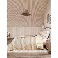 Helena Springfield Folk Stripe Duvet Cover Set Graphite/Copper