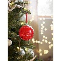 Mamas & Papas Glass Bauble 2025 - Red