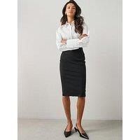 The Very Collection Panelled Pencil Skirt - Black