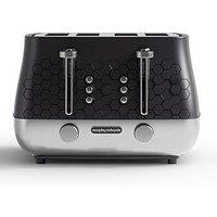 Morphy Richards Cassini 4 Slice 4 Slot Toaster - Black