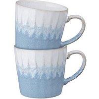 Denby Reactive Light Blue Set Of 2 Mugs