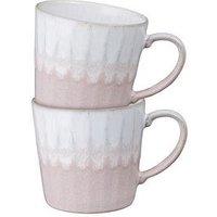 Denby Reactive Pink Set Of 2 Mugs